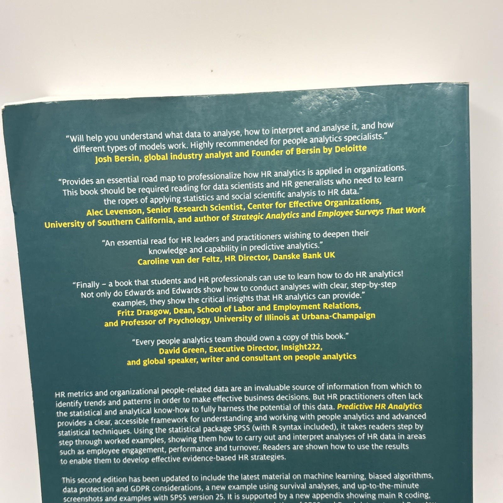 Predictive HR Analytics: Mastering The Metric Edwards, Kirsten Kogan Page 2nd ED