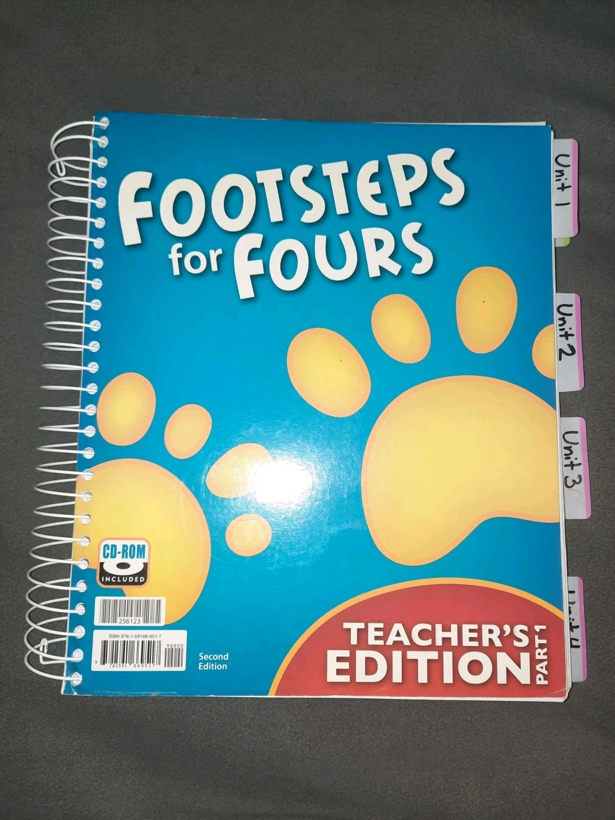 Footsteps for Fours Teacher’s Edition Part 1, 2 & 3 & CD Complete K4, BJU Press