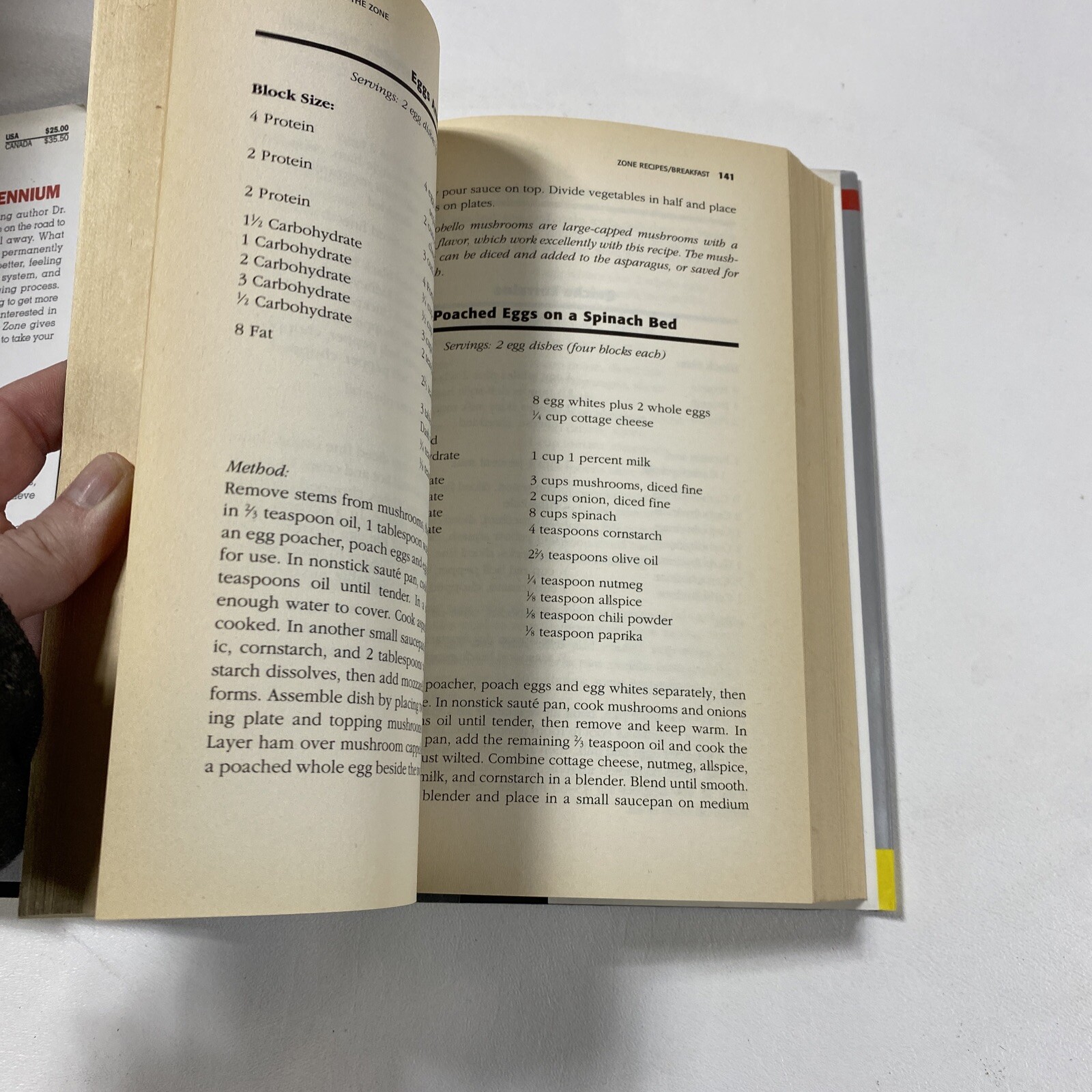 Mastering The Zone – Barry Sears (Dust Jacket, 1997, 1st Edition)