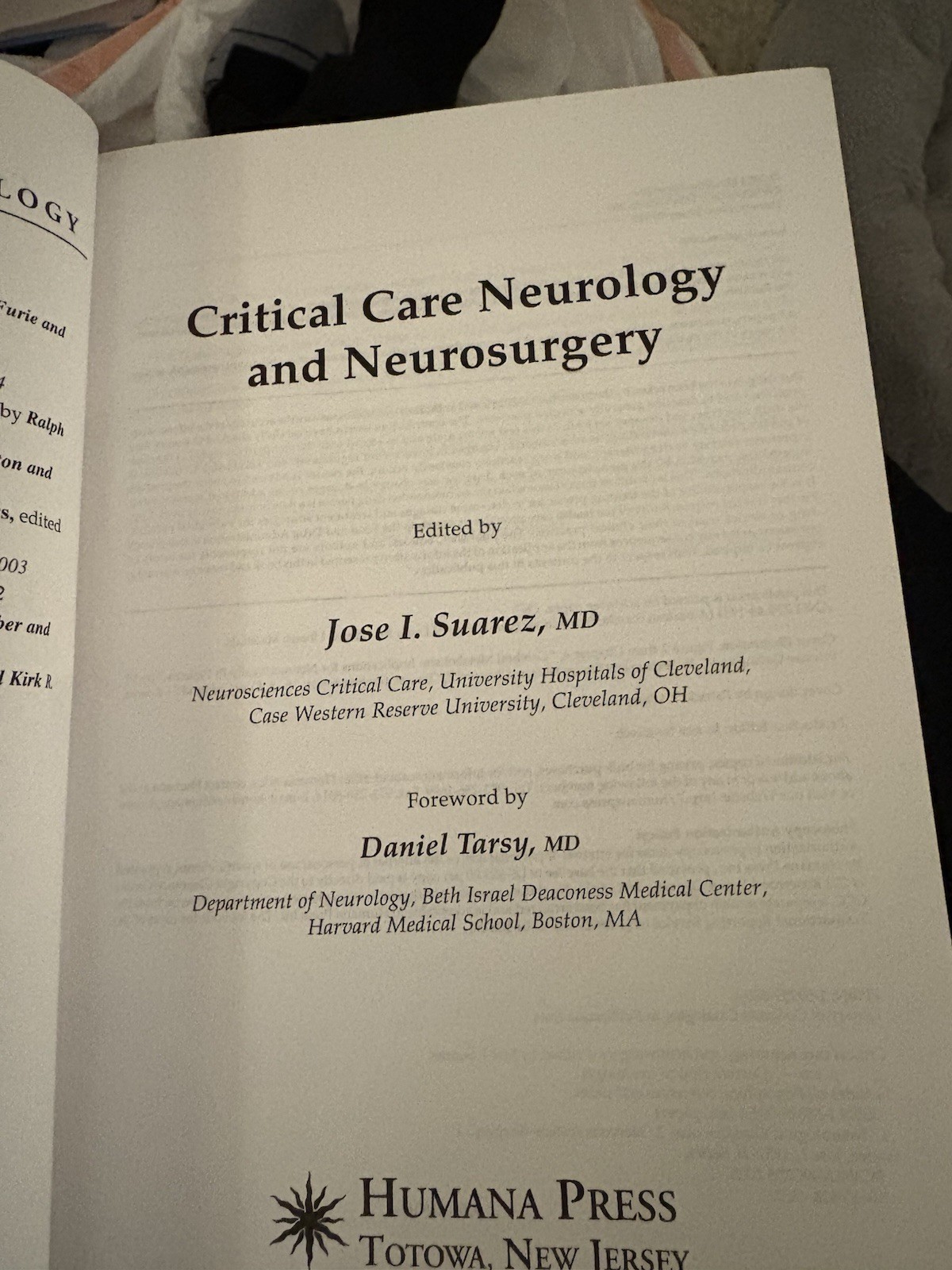 Critical Care Neurology and – Hardcover, by Suarez Jose I.