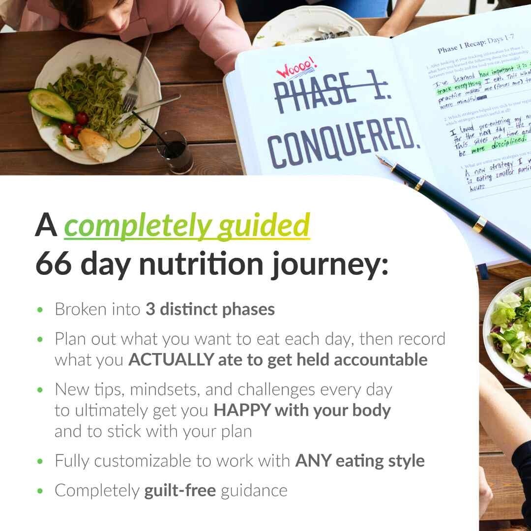 The Nutrition & Weight Management Sidekick Journal. Boost Your Health & Energy.