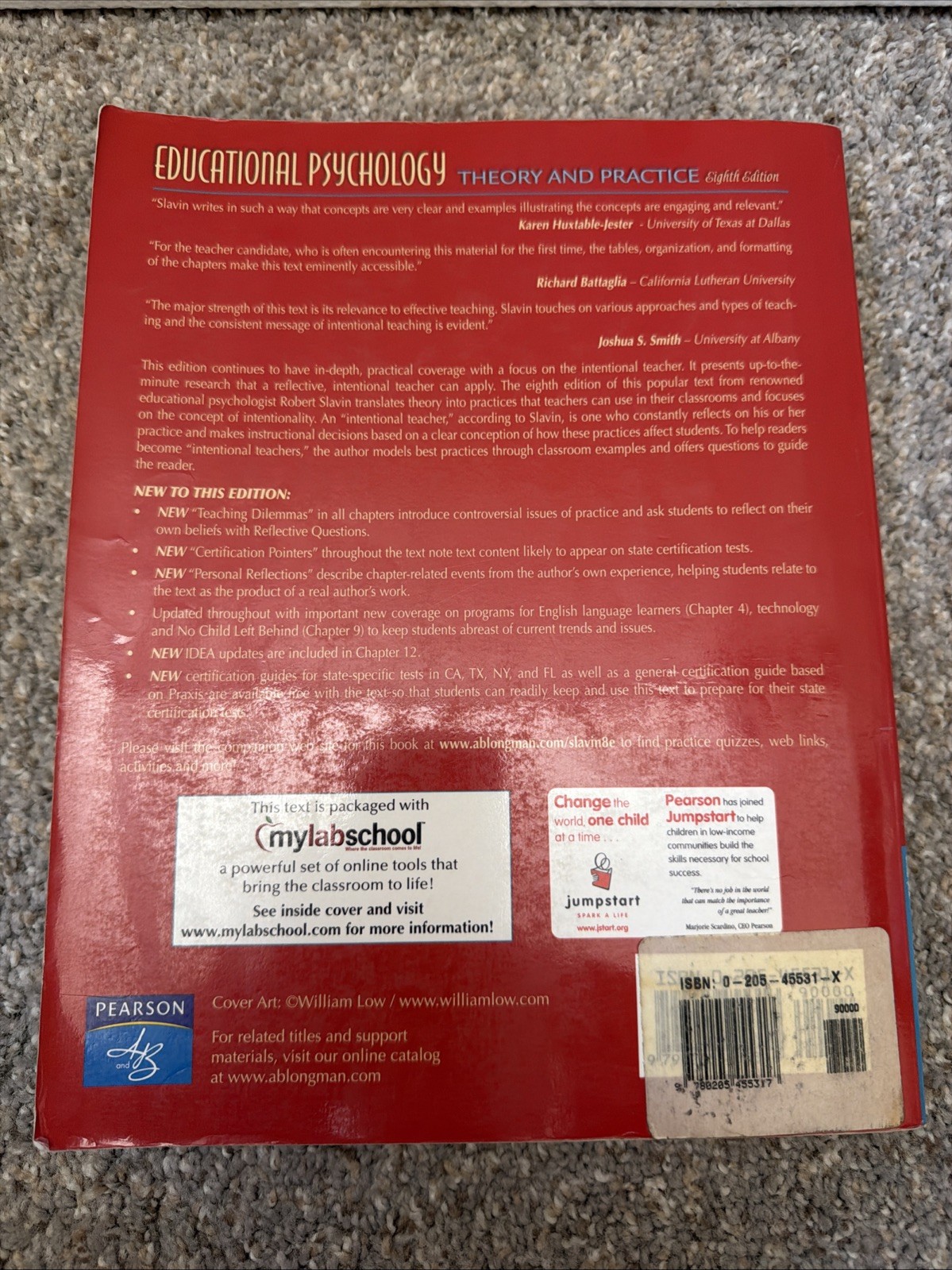 Educational Psychology : Theory and Practice by Robert E. Slavin (2005, Trade…