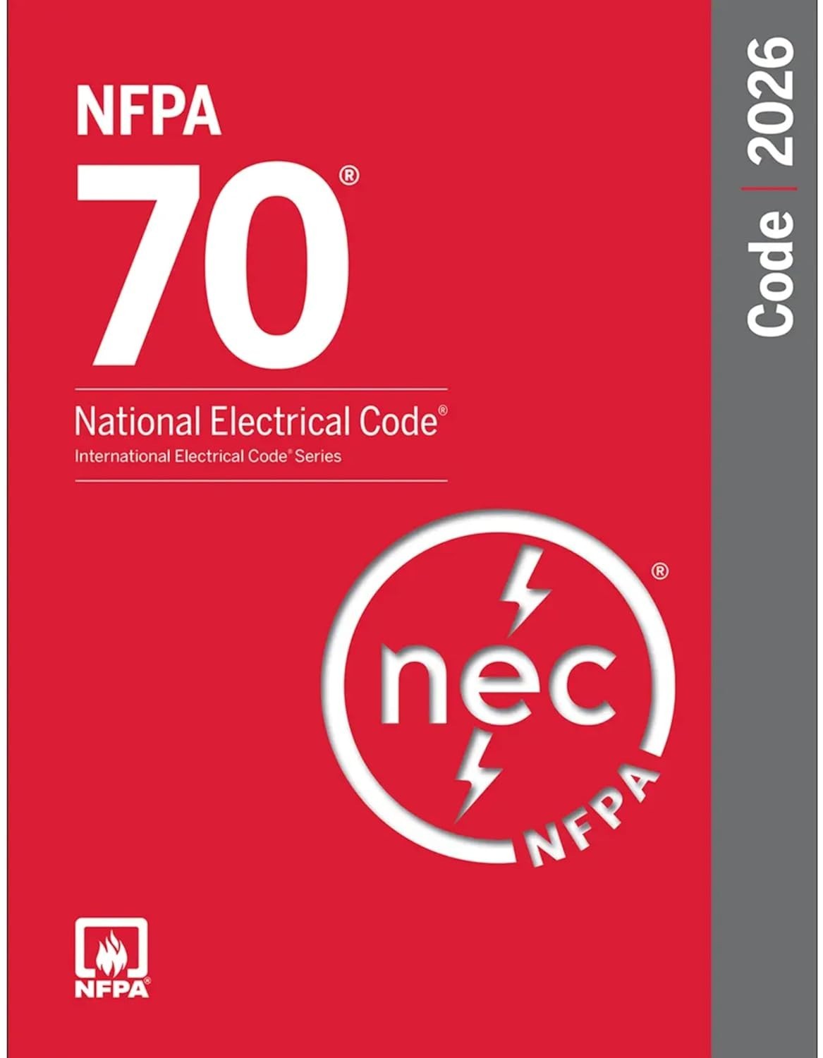 NFPA 70 2026 National Electrical Code NEC 2026 Edition Paperback USA STOCK