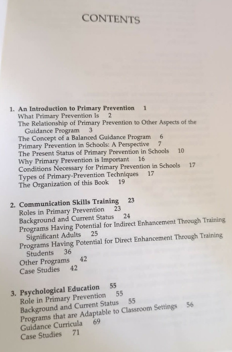 Improving Counseling Through Primary Prevention by Melville Shaw; Stanley Baker