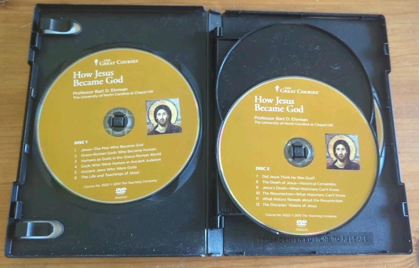 The Great Courses: How Jesus Became God by Bart D. Ehrman (2014, 4-DVD Set)