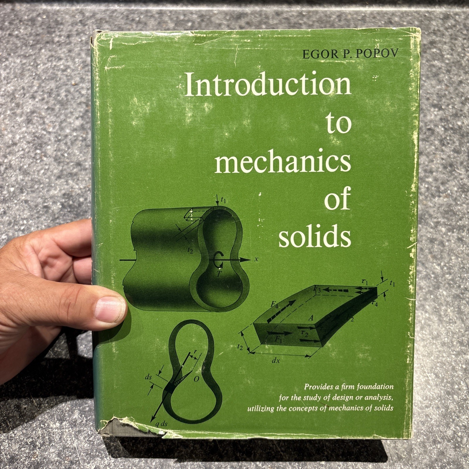 INTRODUCTION TO MECHANICS OF SOLIDS By Egor P. Popov – Hardcover 1968