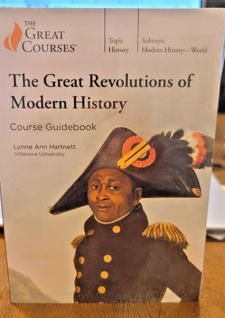 Great Courses The Great Revolutions of Modern History DVD’s & Book NEW SEALED