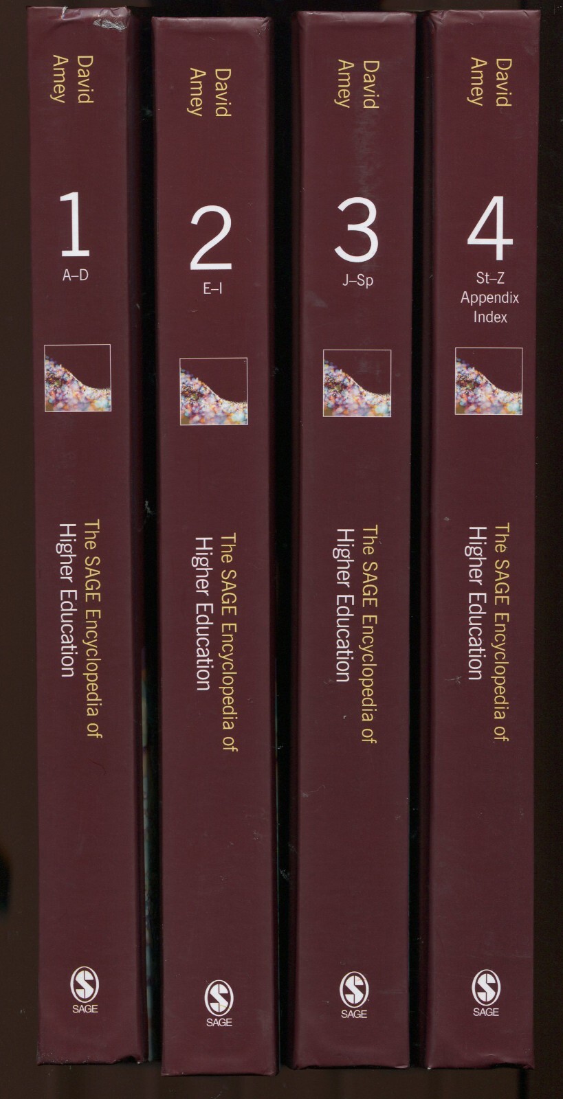 The SAGE Encyclopedia of Higher Education by Miriam David, Marilyn Amey Vols 1-4
