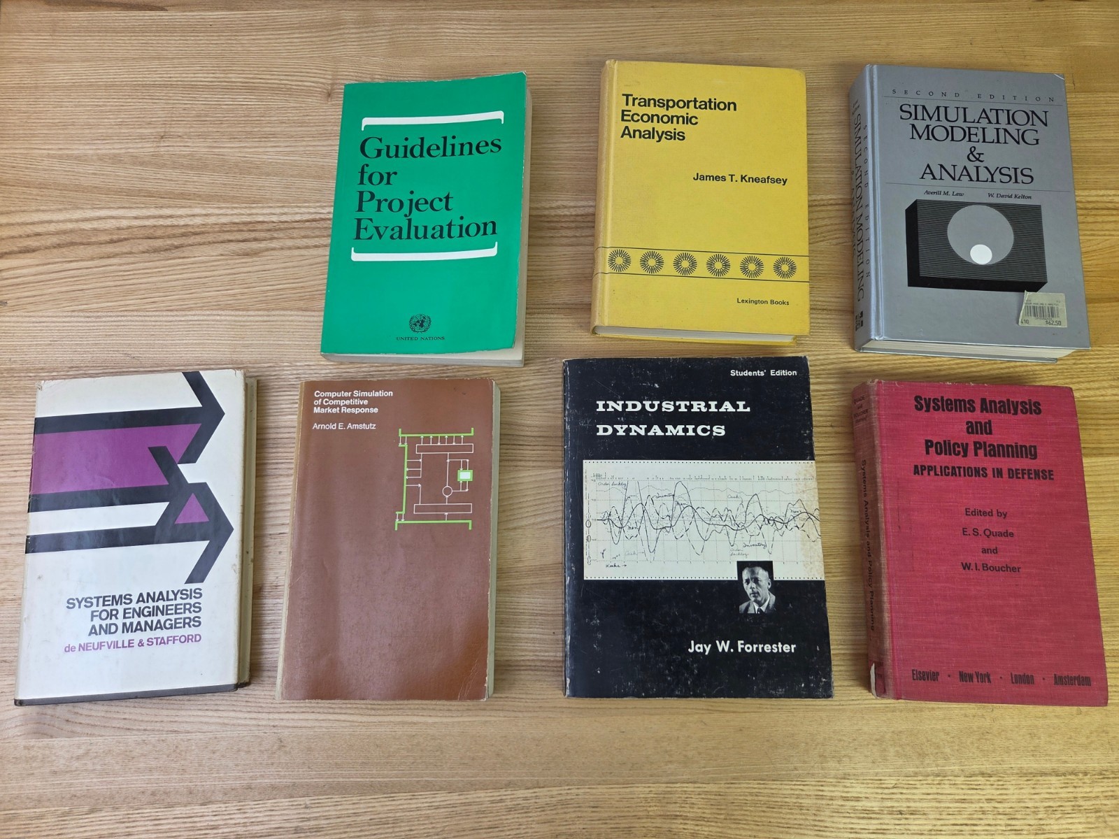 Vintage systems analysis book collection (MIT Press, RAND Corp, etc.)