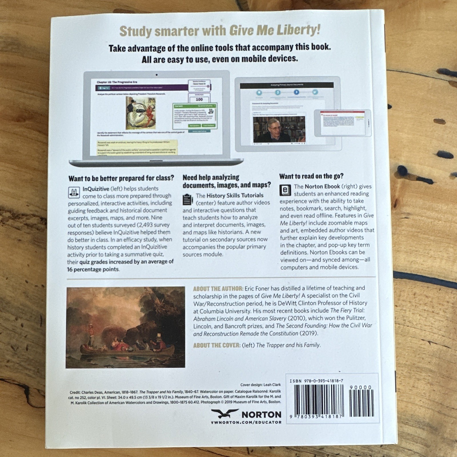Norton Give Me Liberty! An American History Brief 6th Ed Vol 1 Foner PB 2019