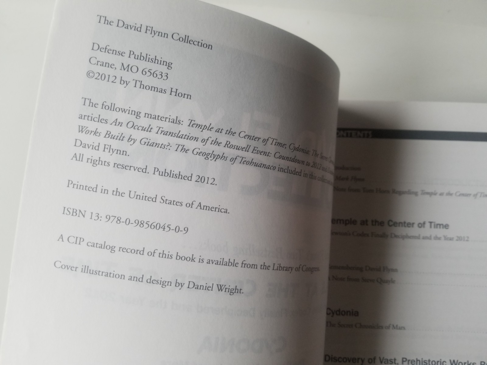 The David Flynn Collection: Cydonia & Temple At The Center Of Time Paperback
