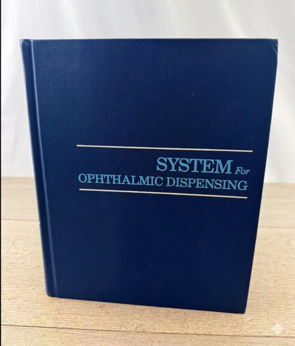 Vintage 1979 System For Ophthalmic Dispensing Brooks Borish Optometry HC Book