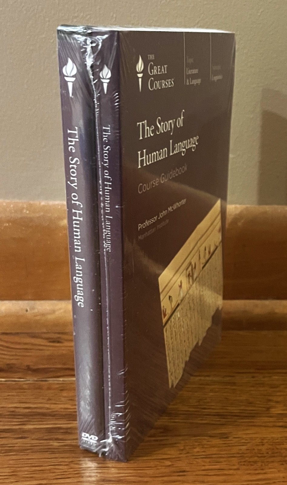 THE STORY OF HUMAN LANGUAGE-McWhorter-Great Courses 6 DVD-Book-BRAND NEW, SEALED