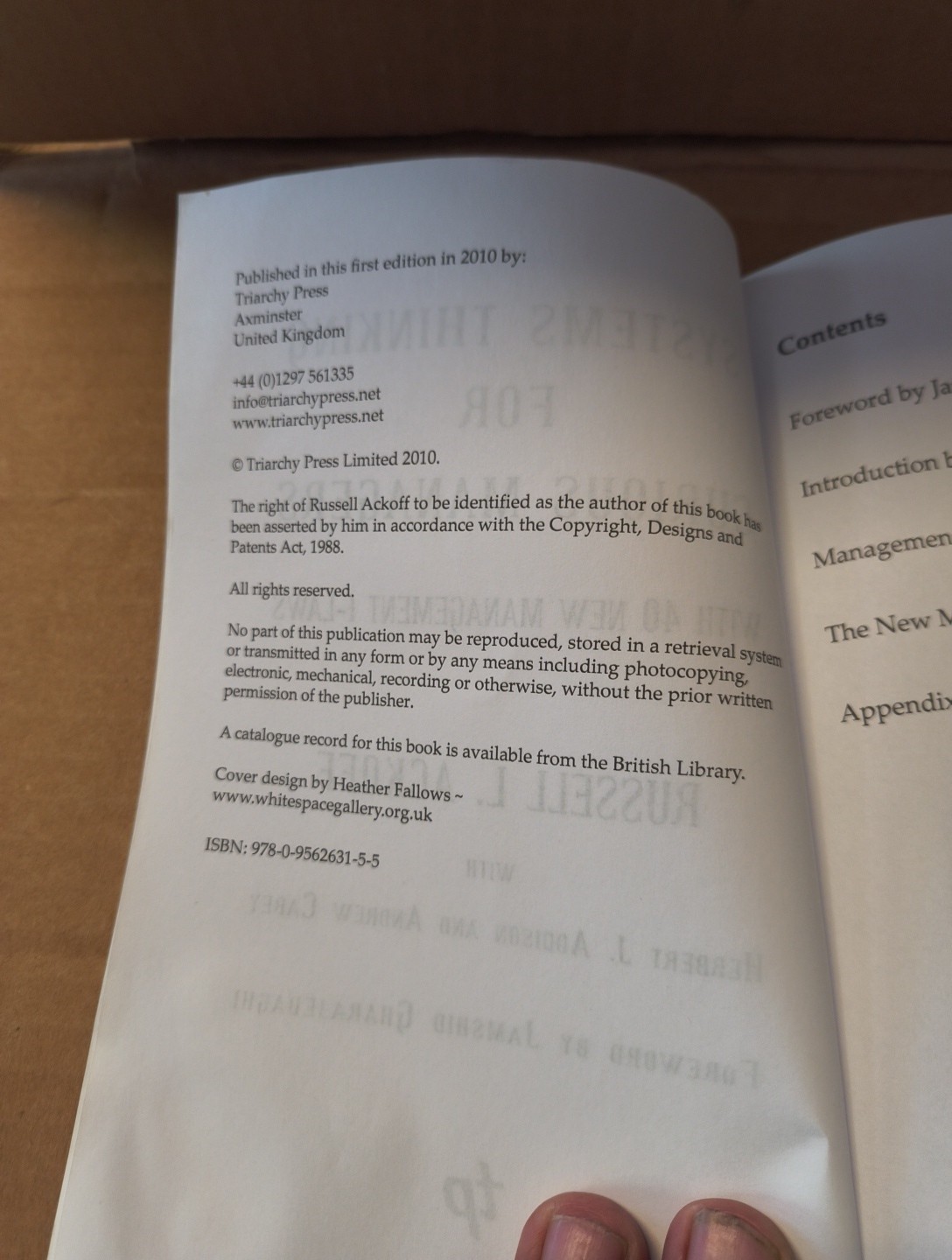 Systems Thinking for Curious Managers : With 40 New Management F-Law by Herbert