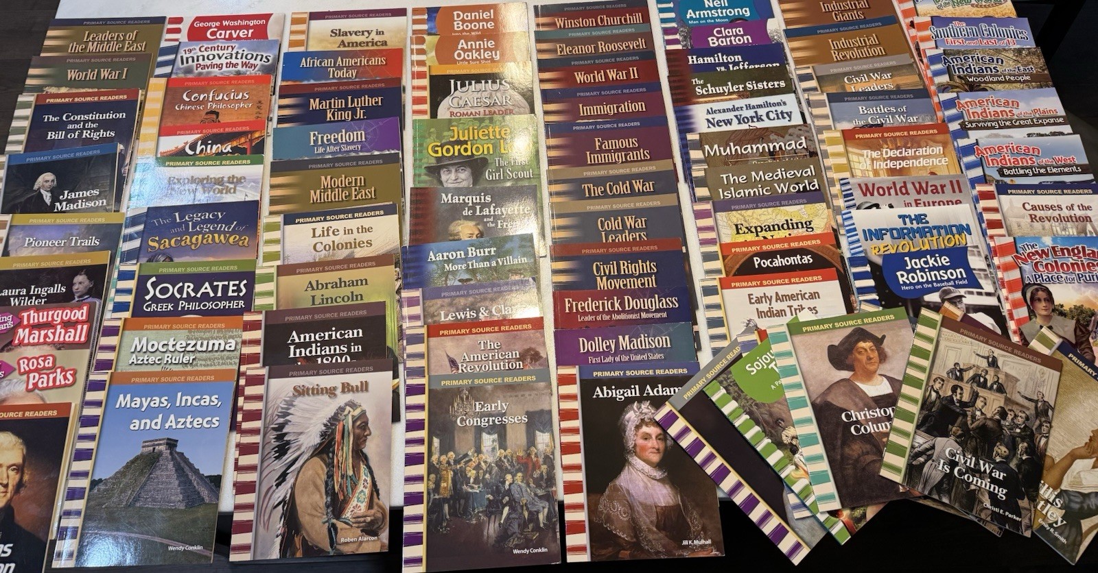 HUGE Lot 80 Different Teacher Created Materials Primary Source Readers History