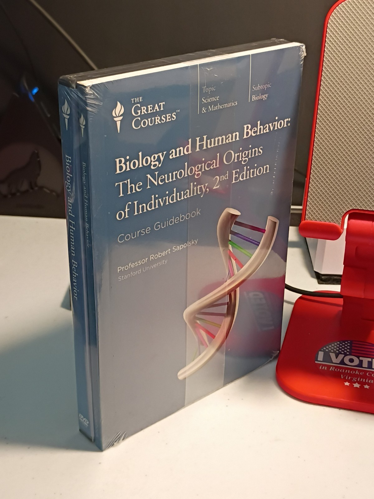 The Great Courses: Biology and Human Behavior – 4 DVDs + Course Guidebook NEW