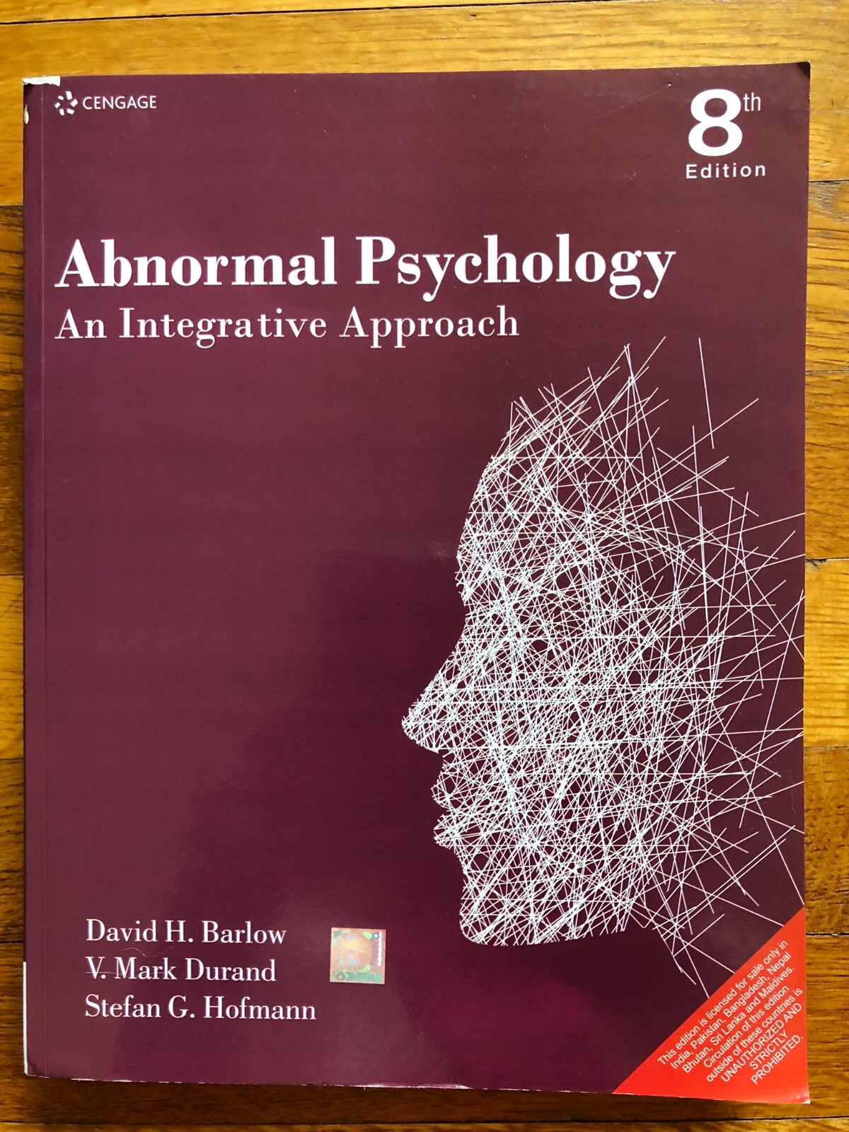 Abnormal Psychology An Integrative Approach Textbook, David H. Barlow – 8th Ed