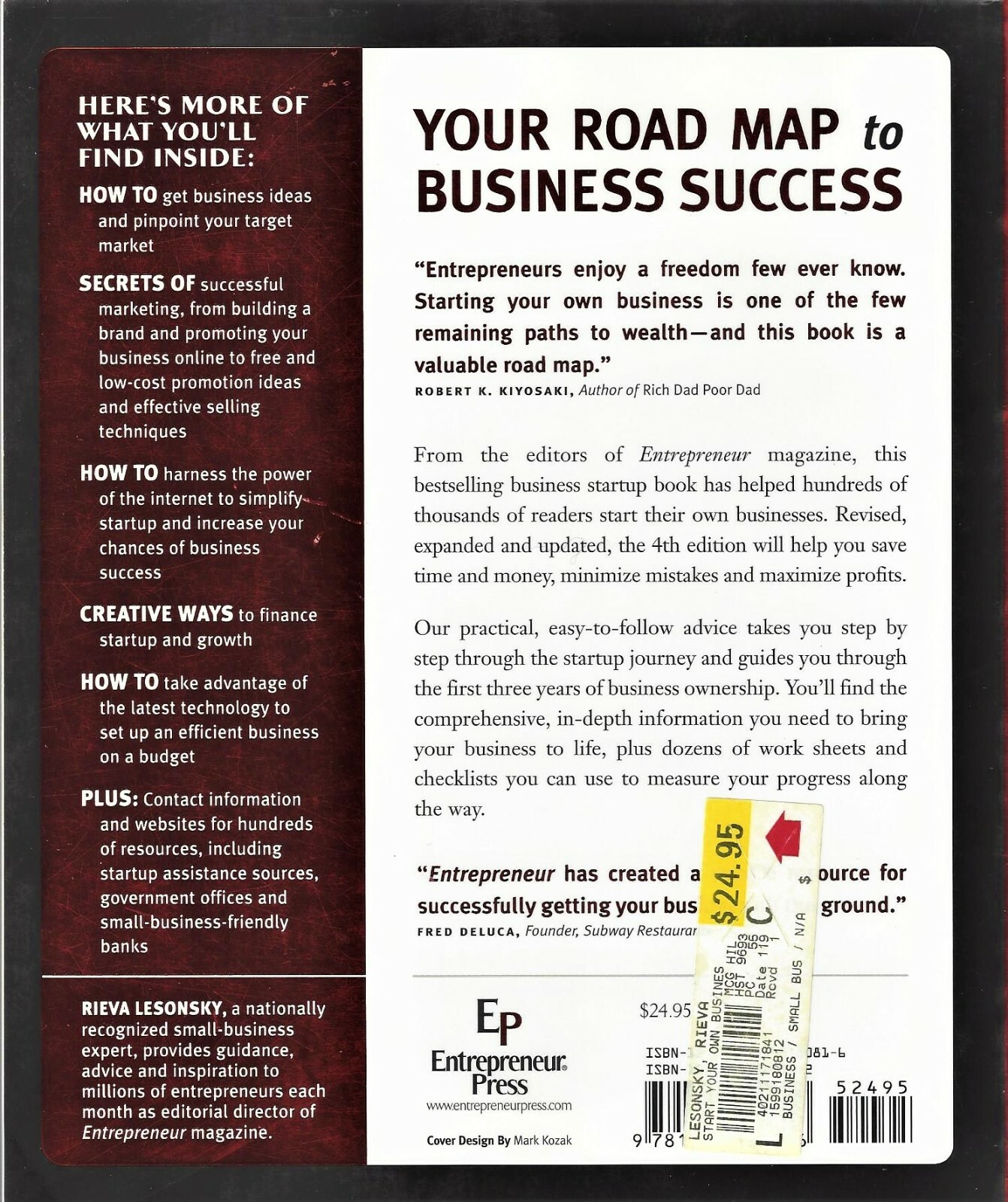 START YOUR OWN BUSINESS ~ 2007~ SOFTCOVER; OVER 700 PG. ~ REVISED ~ COST $24.95