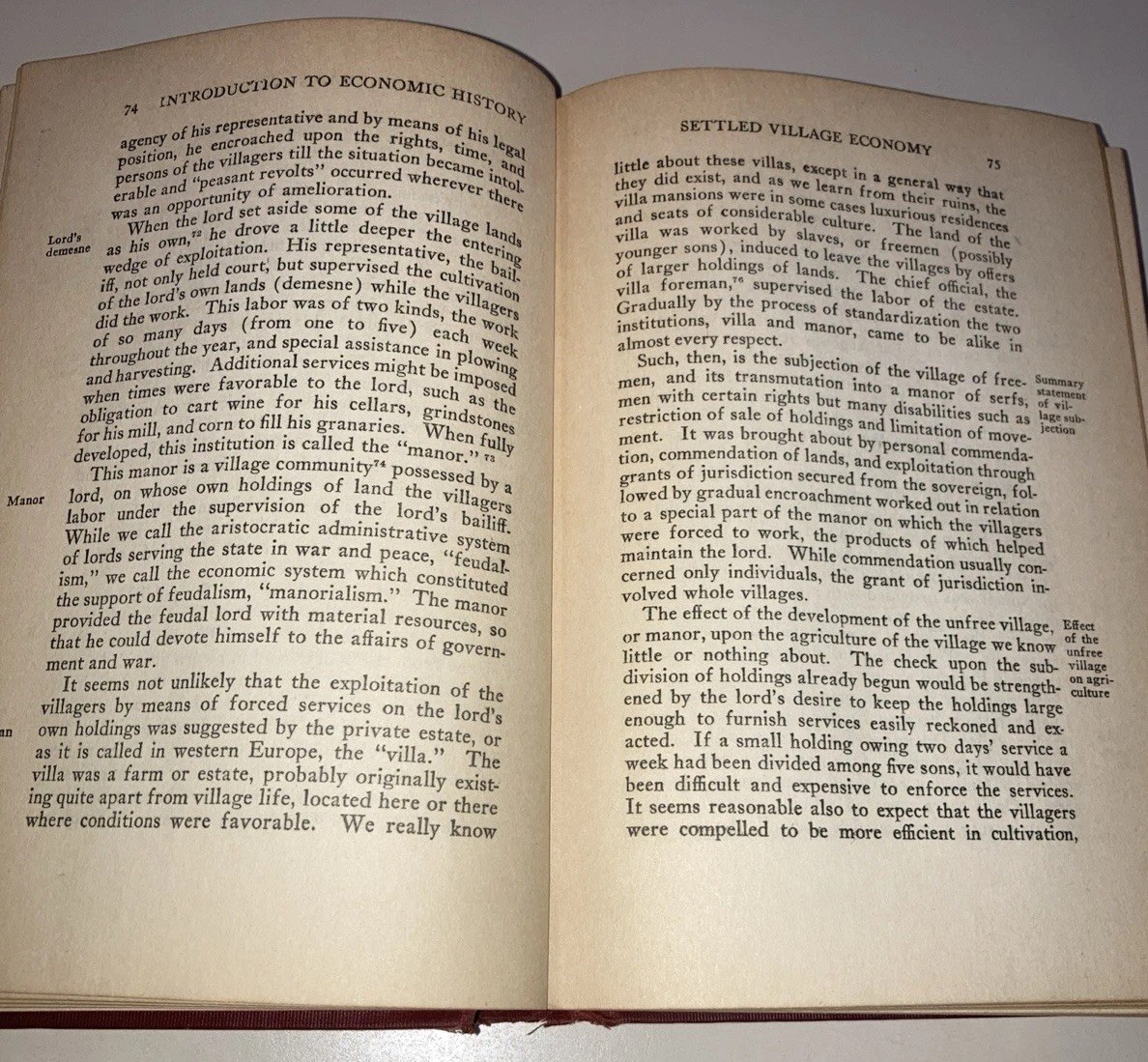 Introduction to Economic History HC Norman Gras 1922 Harper & Brothers VNTG