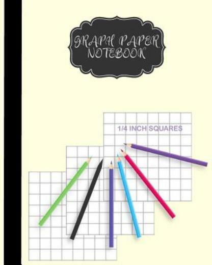 Graph Paper Notebook 1/4 Inch Squares: Graph Paper Composition Book For Chi…