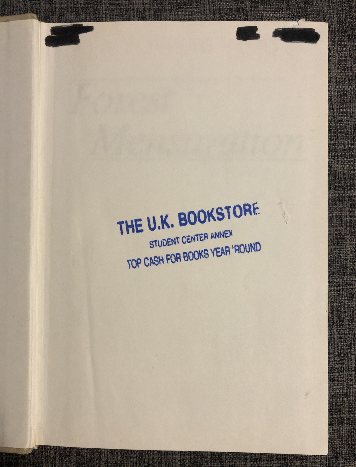 FOREST MENSURATION By Bertram Husch & Charles Miller – Hardcover
