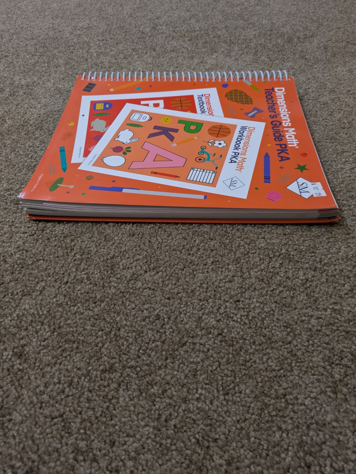Dimensions Math Teachers Guide PKA – Spiral-bound By Singapore Math Inc – GOOD