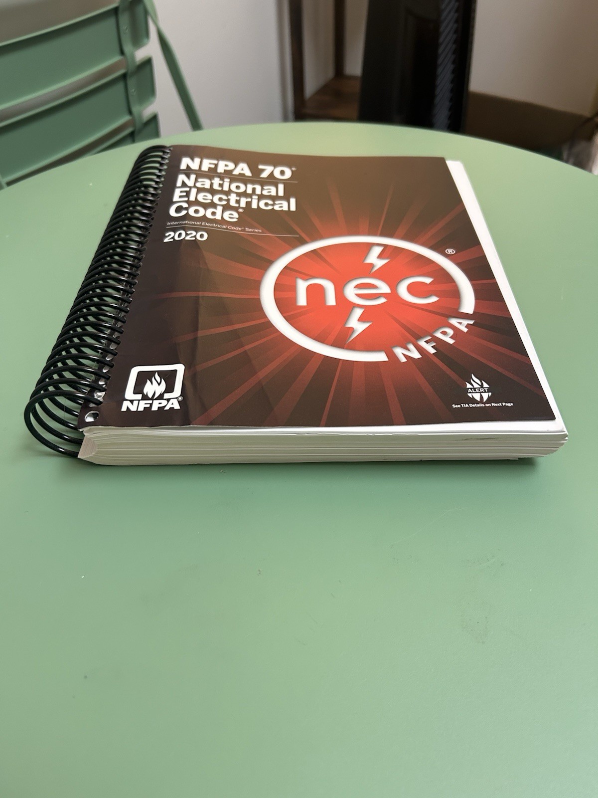 NFPA 70 National Electrical Code NEC 2020 Spiral Bound Book