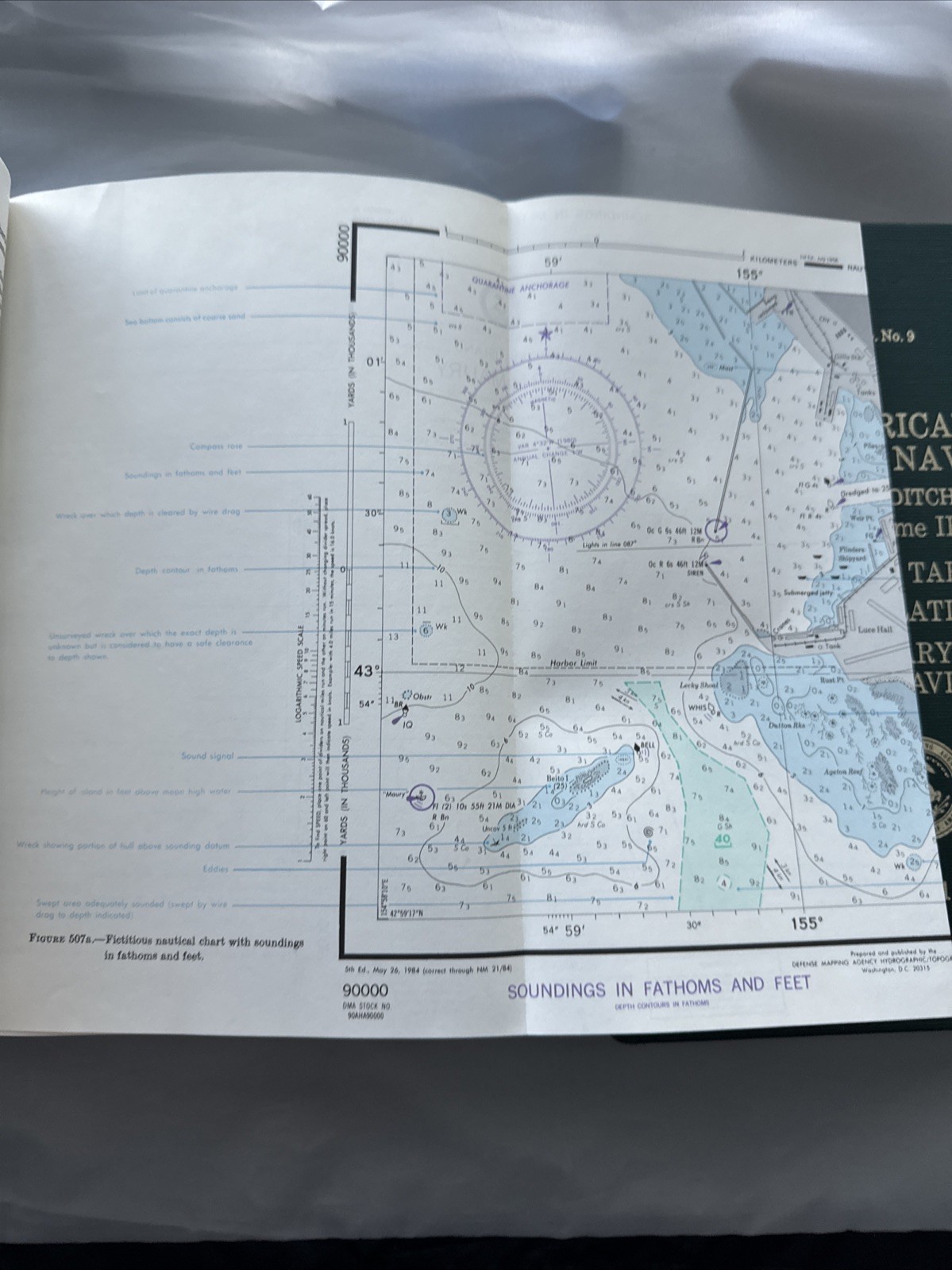 American Practical Navigator Pub 9 Bowditch Vol I & II 1981 1984 HC Set