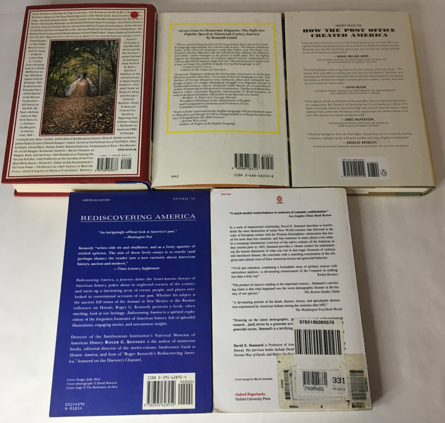 Lot of 5 Nonfic Books – American / United States History – Natives Post Office