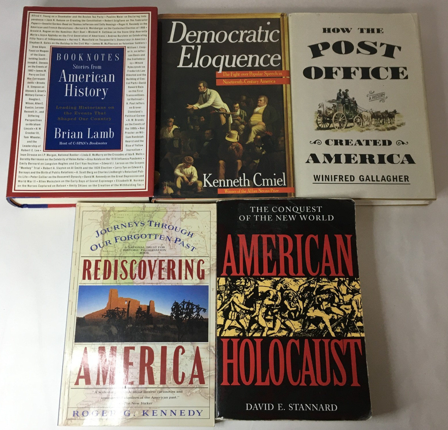 Lot of 5 Nonfic Books – American / United States History – Natives Post Office