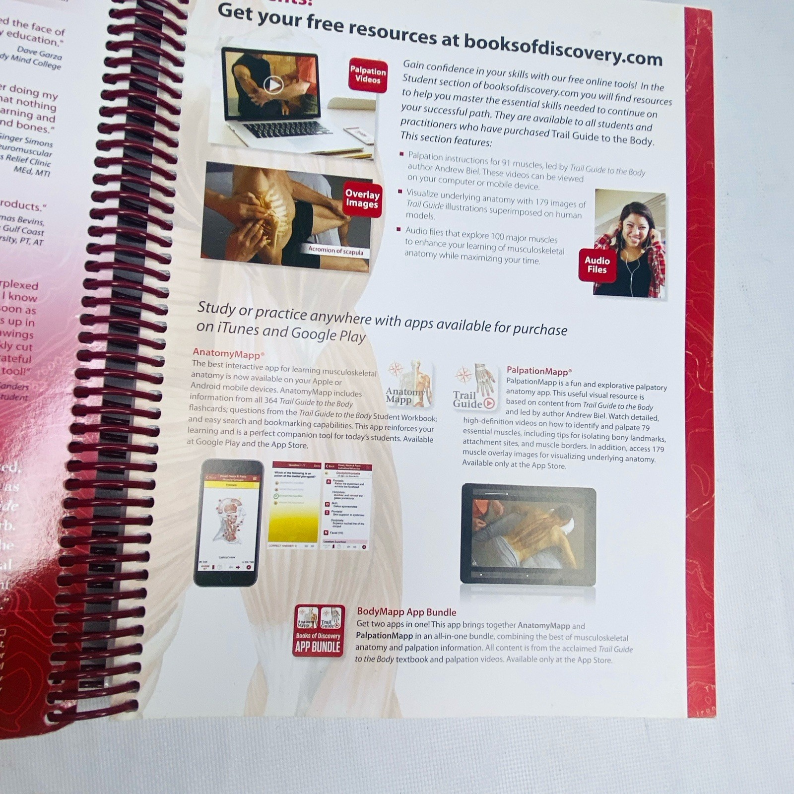 Trail Guide to the Body by Andrew Biel 5th Edition 2014