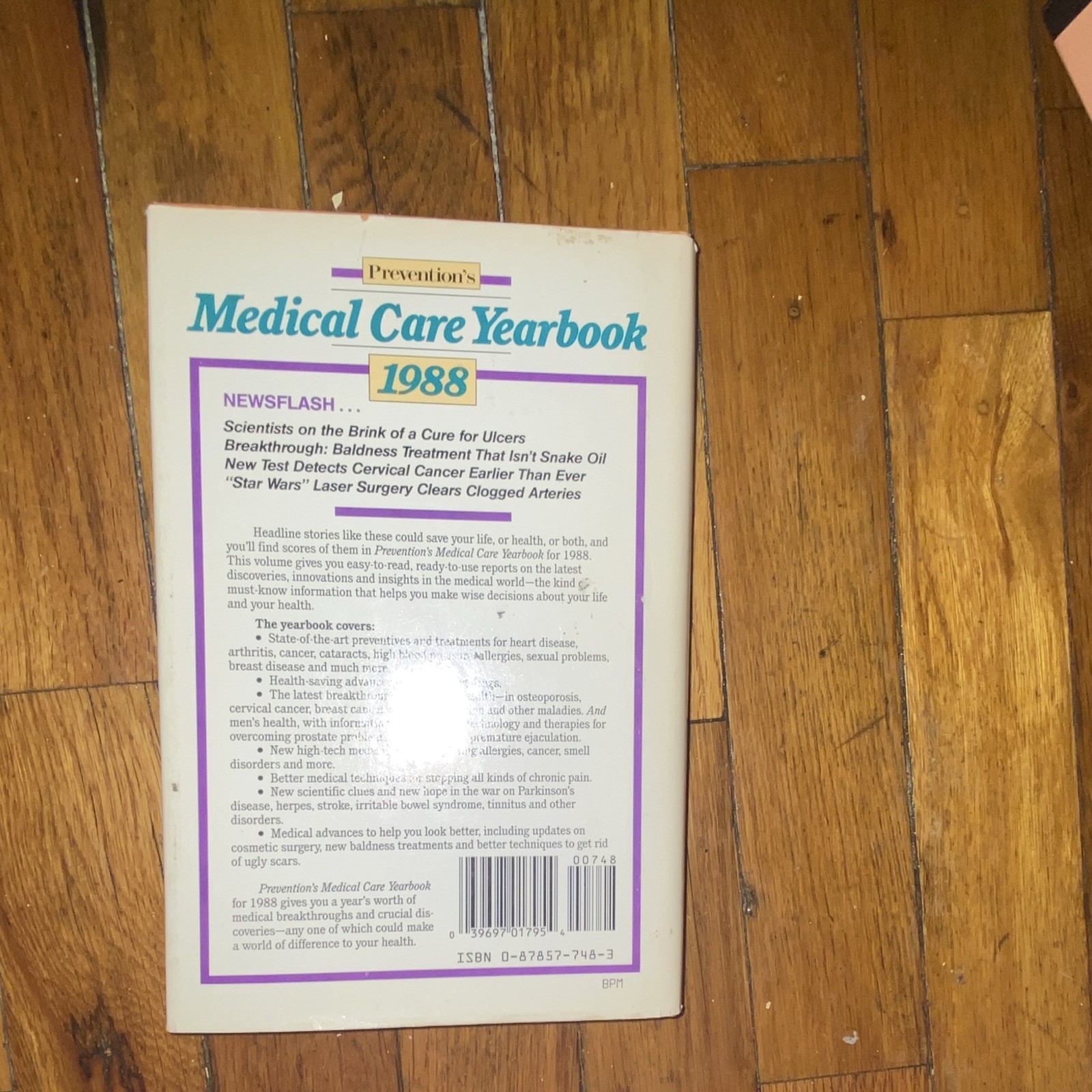 Prevention’s Medical Care Yearbook 1988 By The Editors Of Prevention Magazine