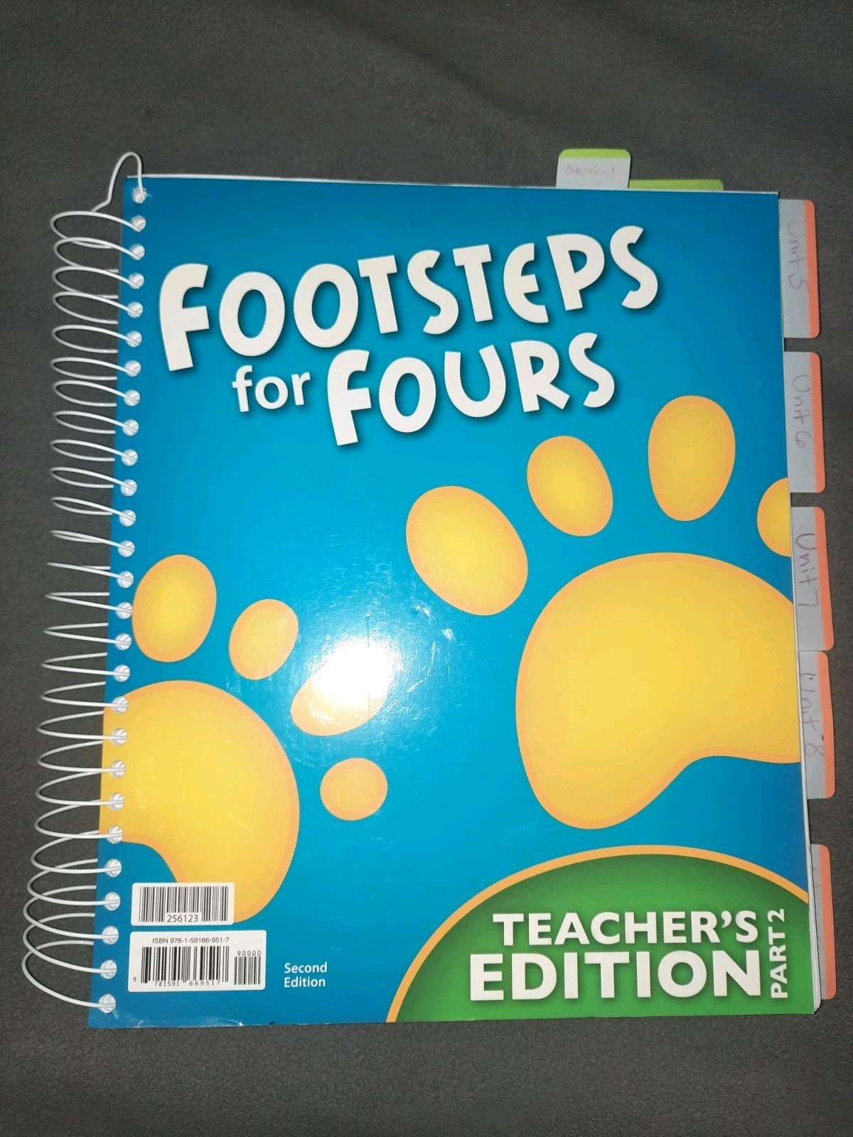 Footsteps for Fours Teacher’s Edition Part 1, 2 & 3 & CD Complete K4, BJU Press