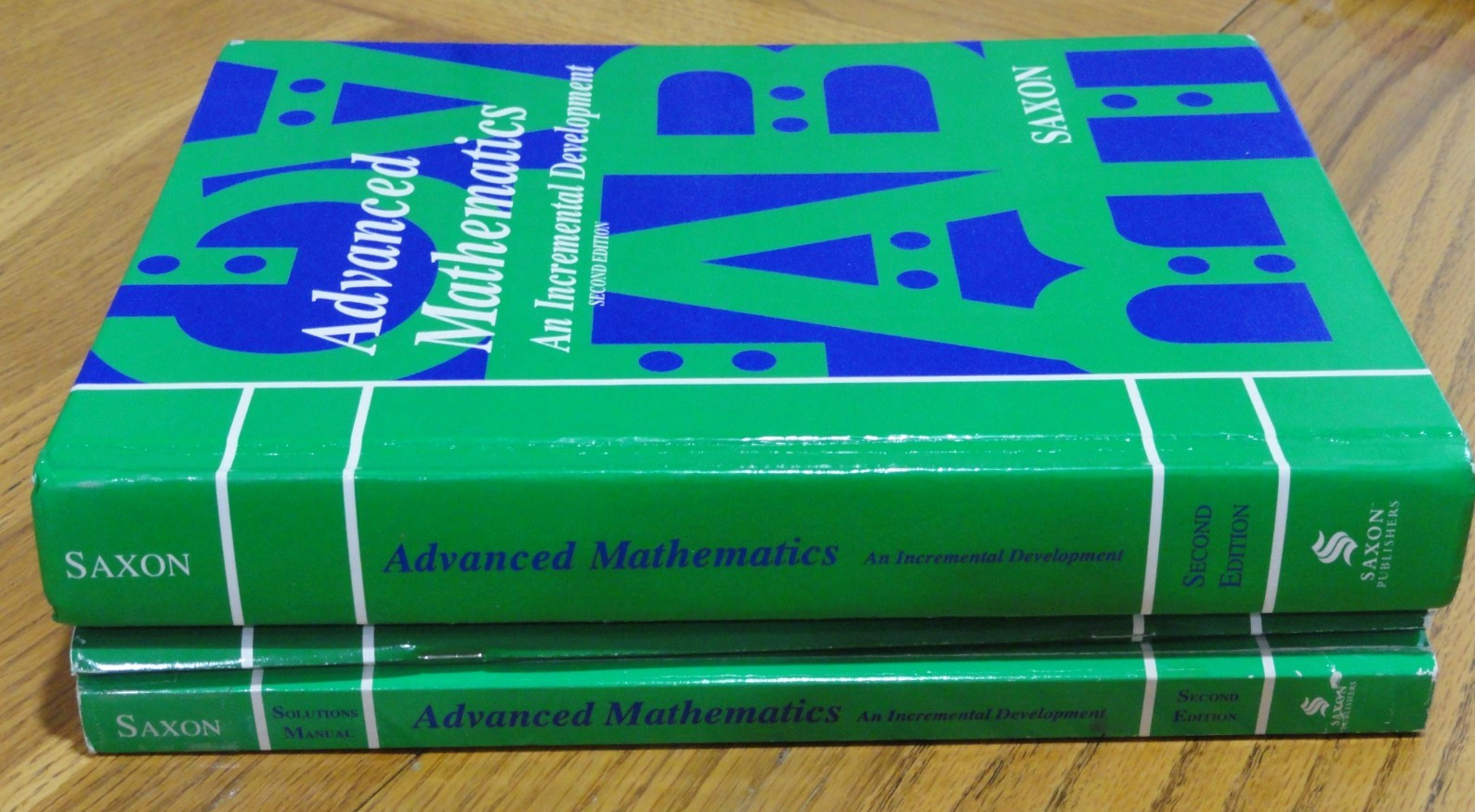 Saxon Advanced Mathematics 2nd Ed. Homeschool Kit, Text, Solutions Manual, Tests