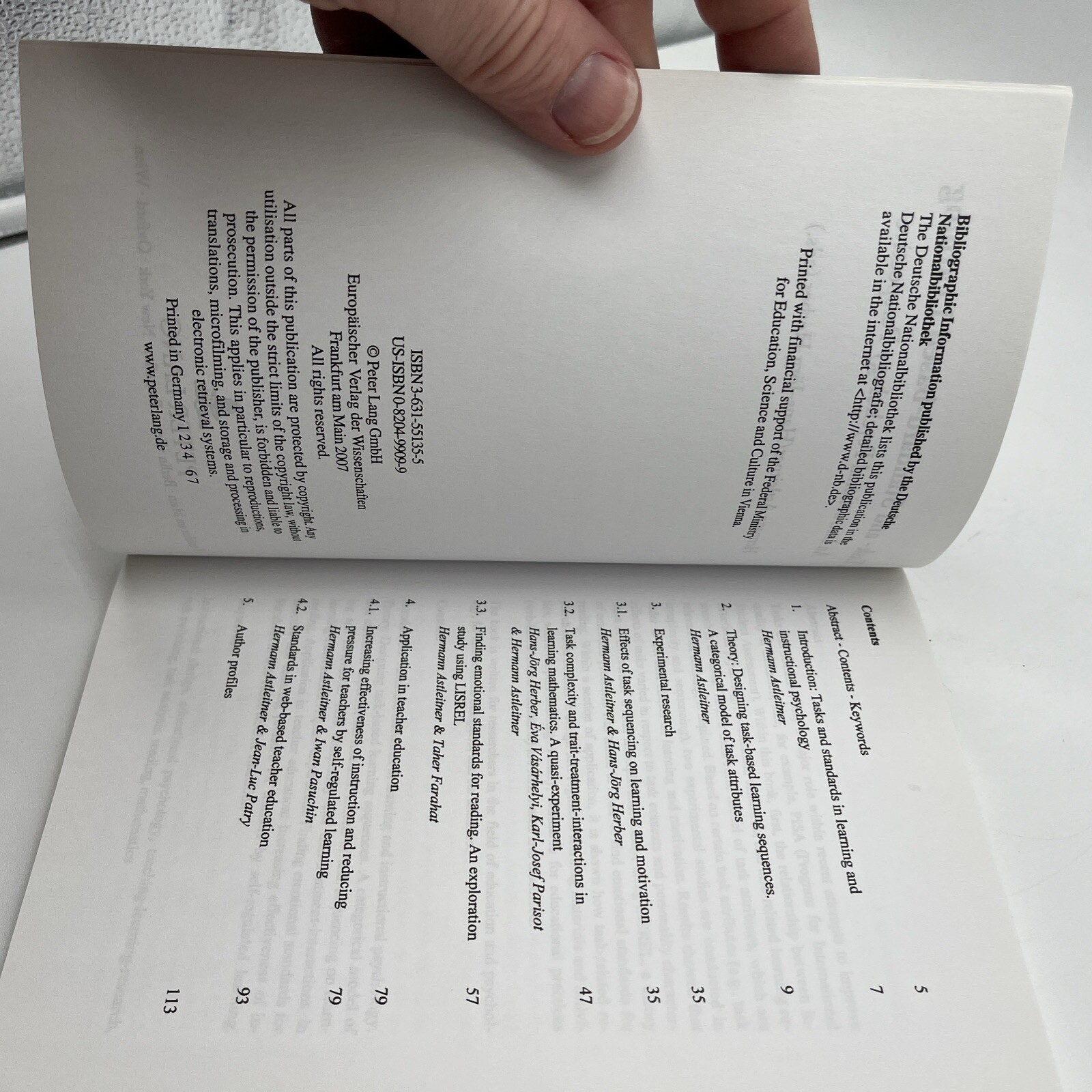 Task- and Standard-Based Learning : An Instructional Psychology Perspective…