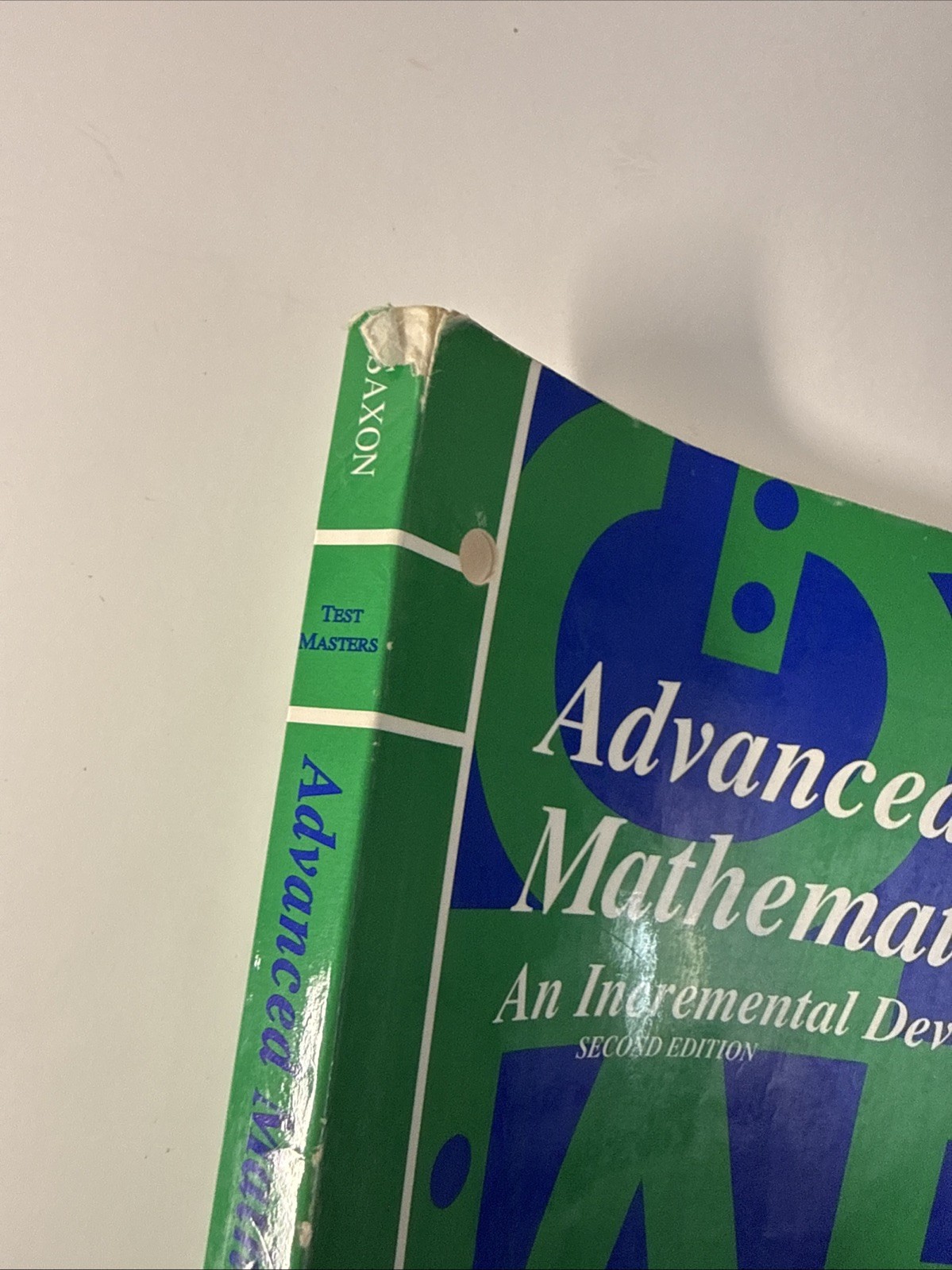 Saxon advanced Mathematics (2nd ed) TEST MASTERS (shows So Wear)