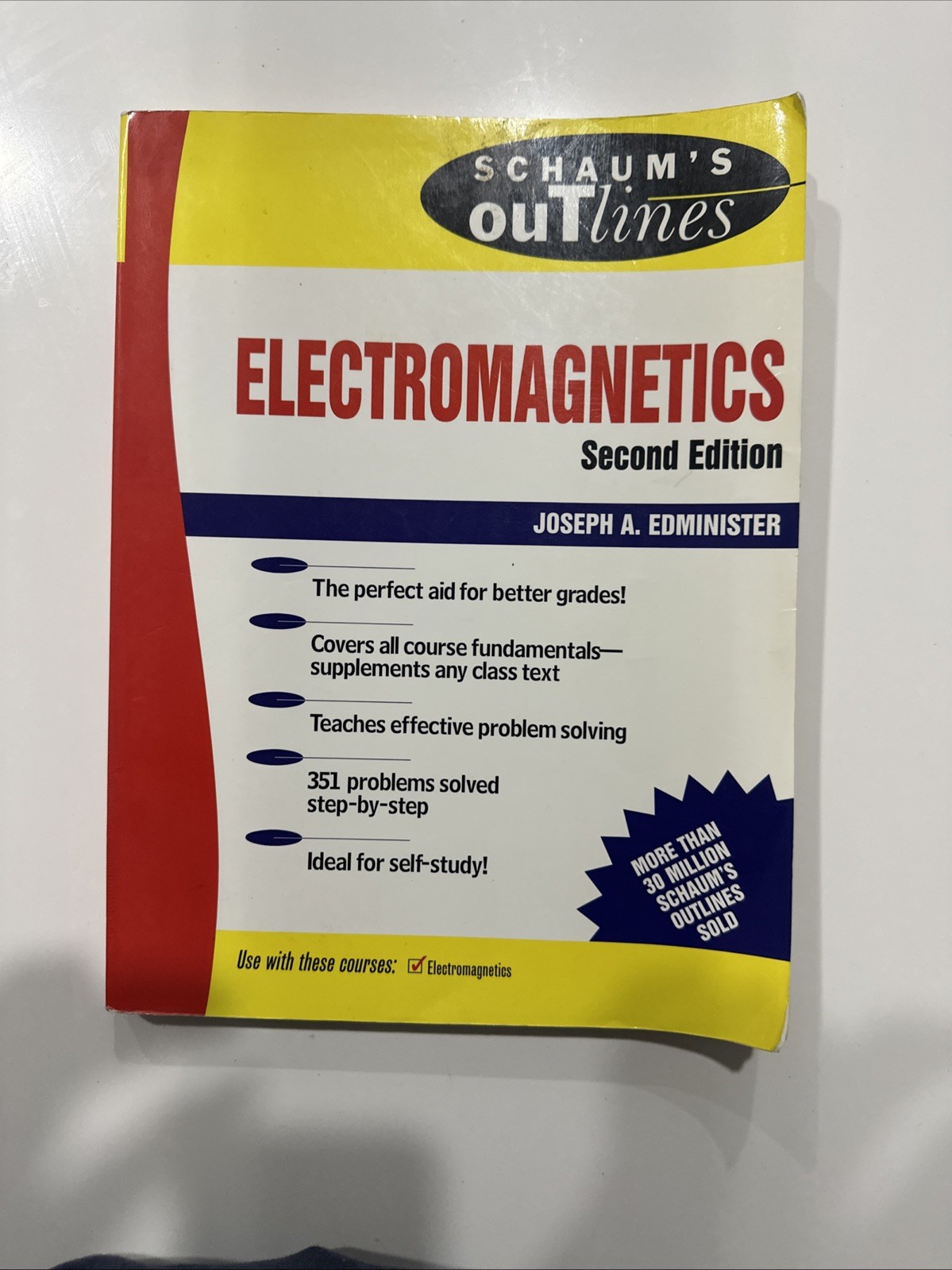 Schaum’s Outline Ser.: Schaum’s Outline of Electromagnetics, SecondEdition by…