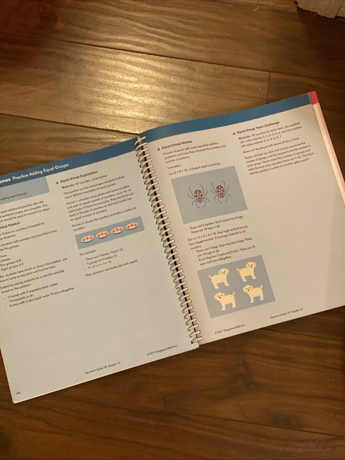 Singapore Math Dimensions Math Teacher’s Guide 1B Spiral Bound Teacher’s Edition