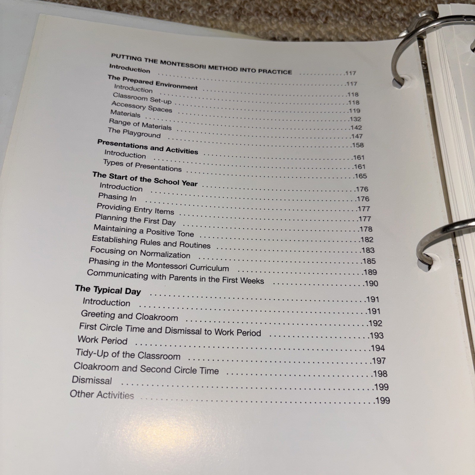 NAMC N American Montessori Early Childhood Curriculum 3-6 ,Set Of 6 Manuals