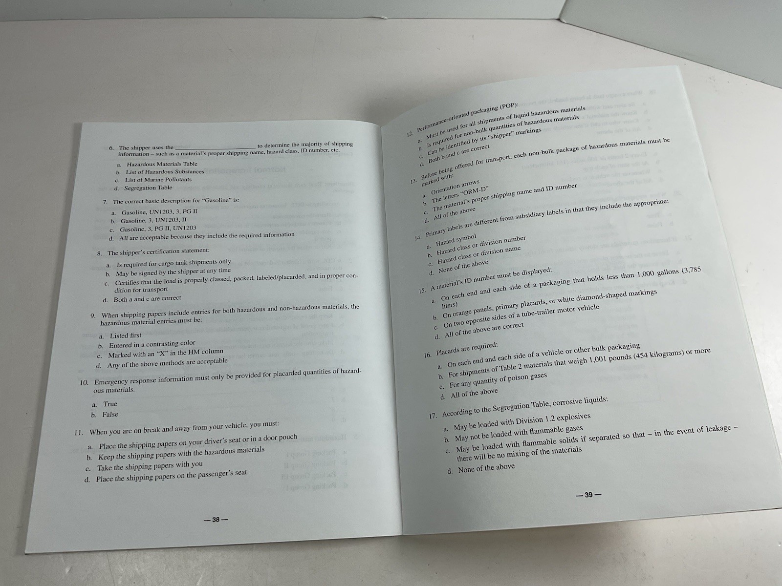 J.J. Keller Hazmat Transportation What Drivers Need To Know Employee Handbook