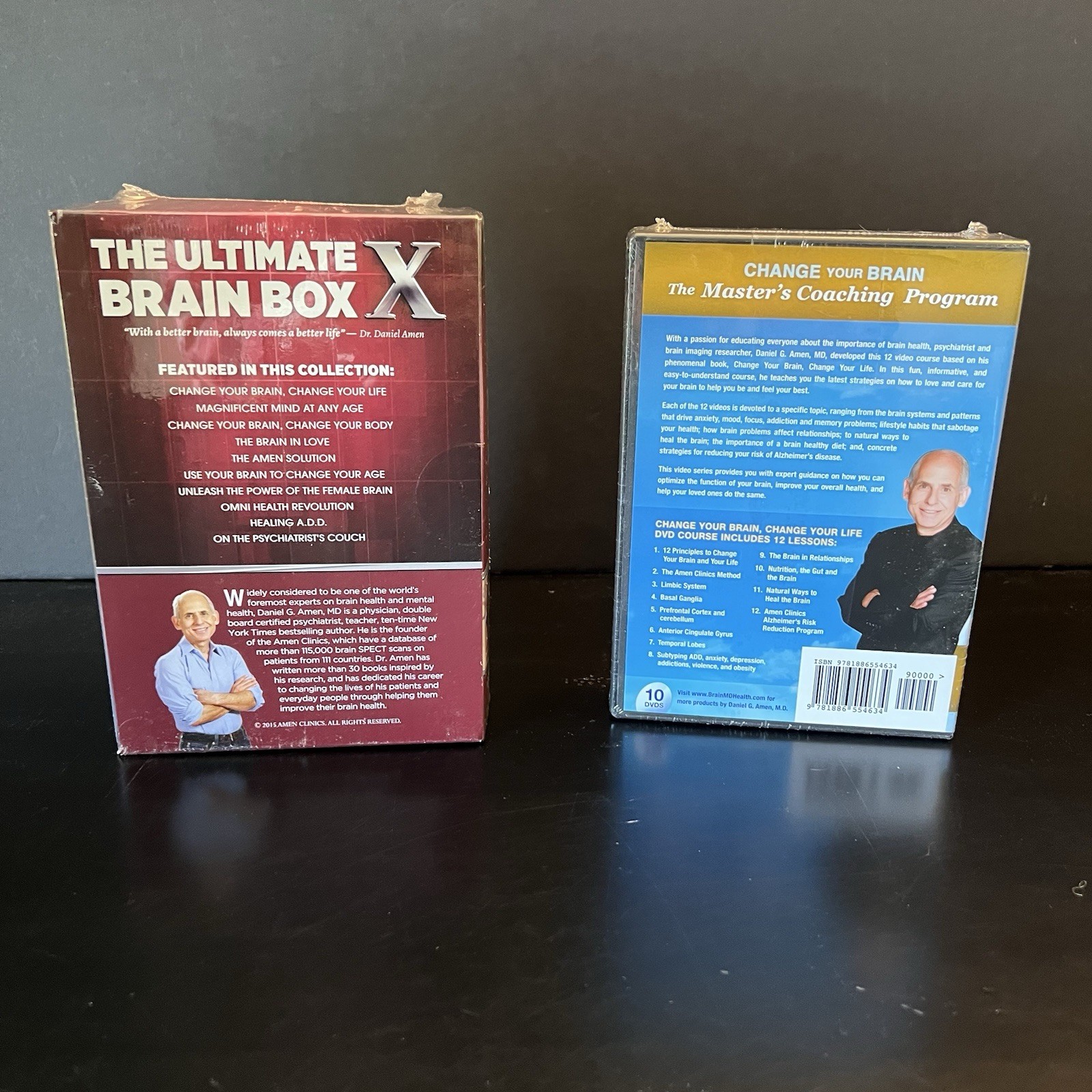 New The Ultimate Brain Box X DVD Set & Change Your Brain Set | Daniel G. Amen