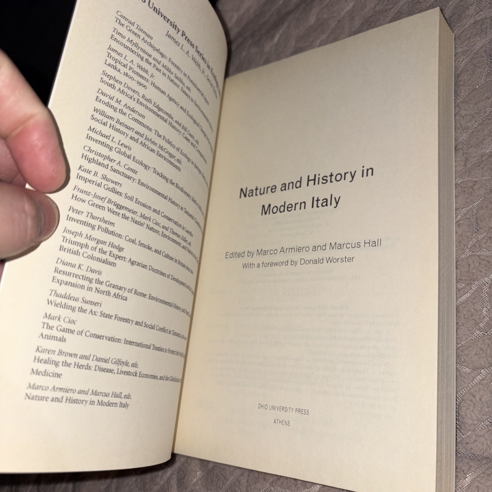 Ecology and History Ser.: Nature and History in Modern Italy by Marcus Hall…