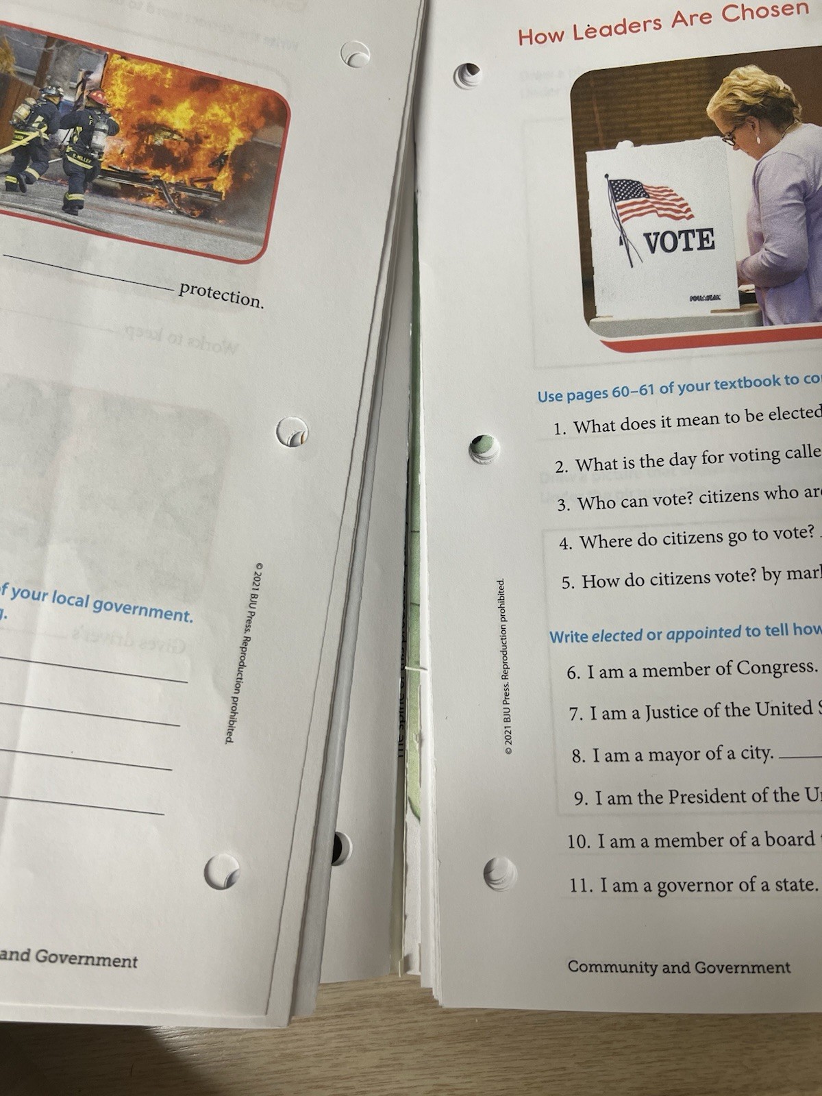BJU Heritage Studies 2 Community And Government: Textbook, Activities, Handouts