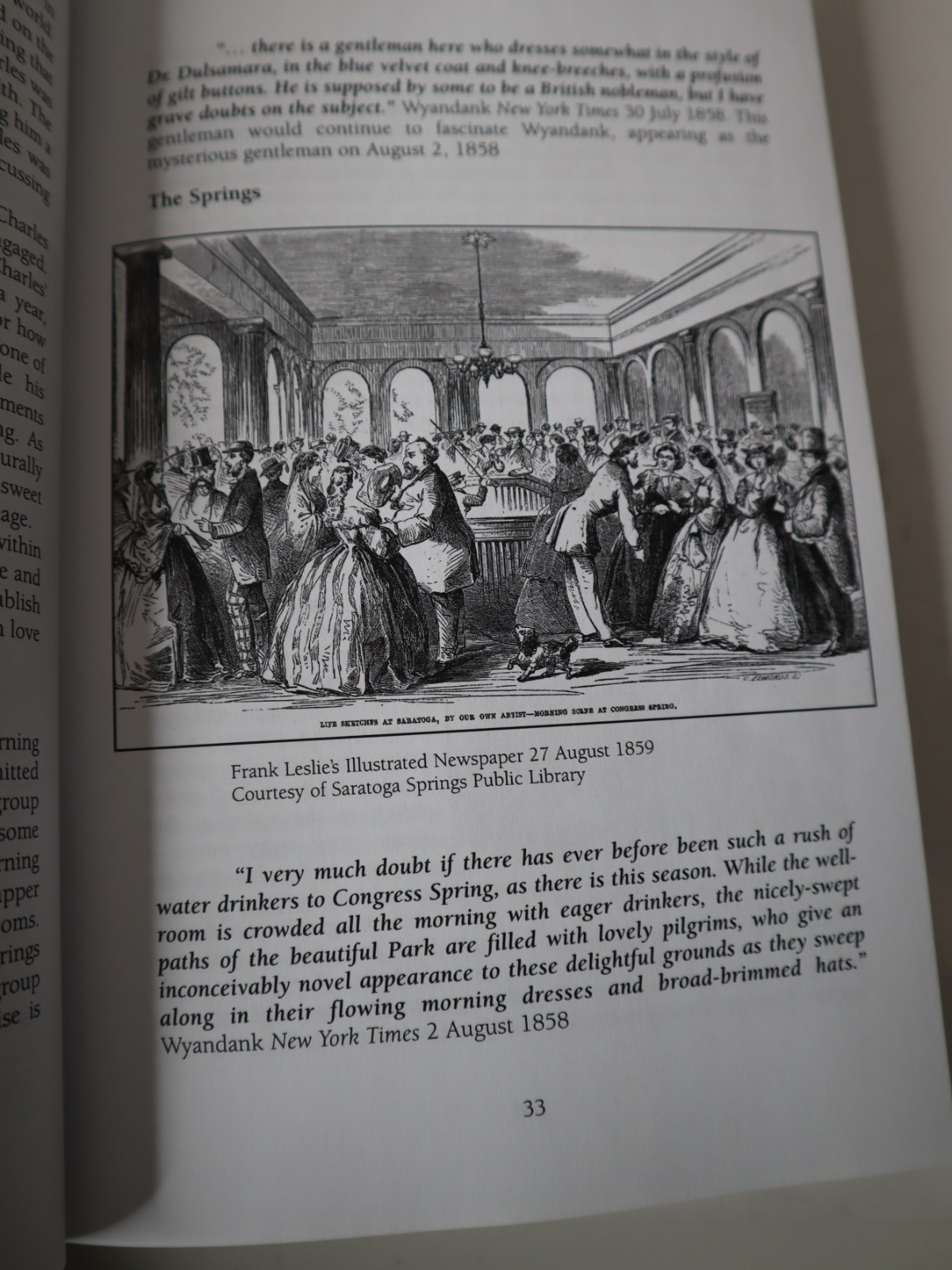 SEE AND BE SEEN Saratoga in the Victorian Era by Hollis A Palmer. PB.2010.317pp