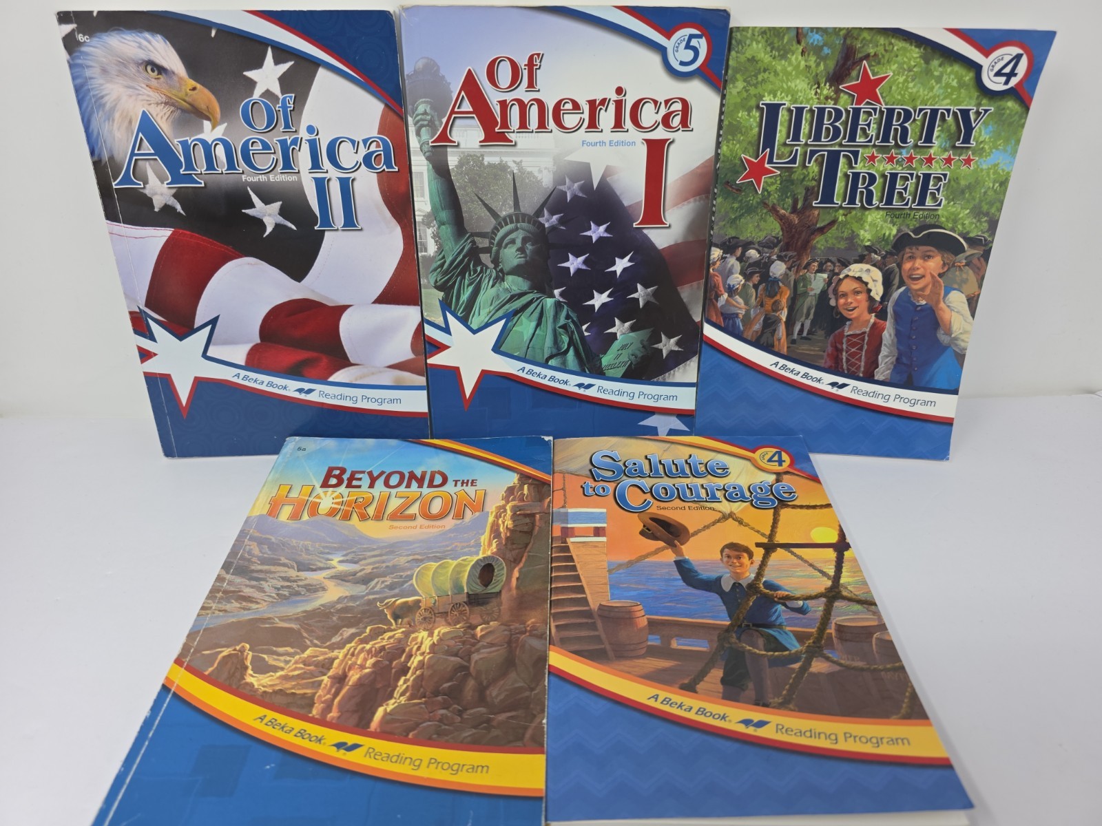 Abeka 4 & 5 Readers A Beka Book Reading Program Lot Of 5 Christian Homeschool