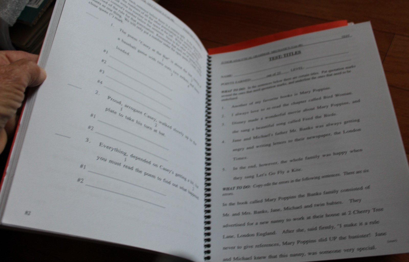 Junior Analytical Grammar: Mechanics Teacher Book and Student Workbook