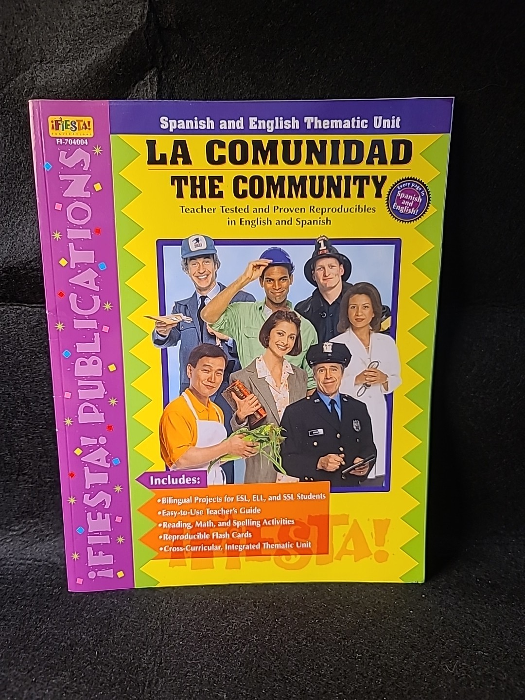Fiesta ESL Bilingual Books Lot 8 Spanish English Thematic Units Teaching