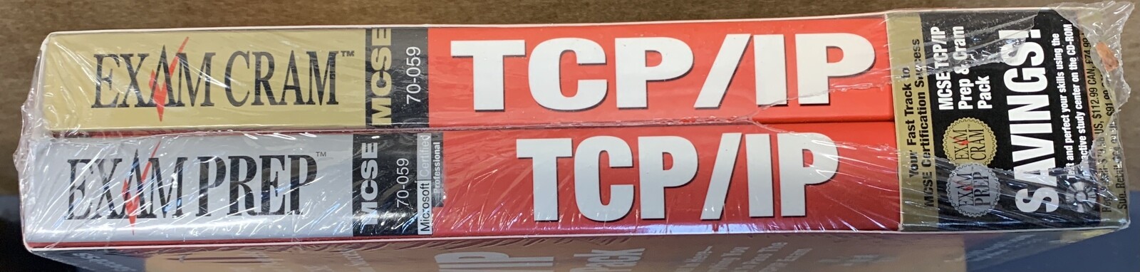 MCSE TCP/IP Prep and Cram Pack [Paperback & CD ROM] MCSE Certification **NEW**