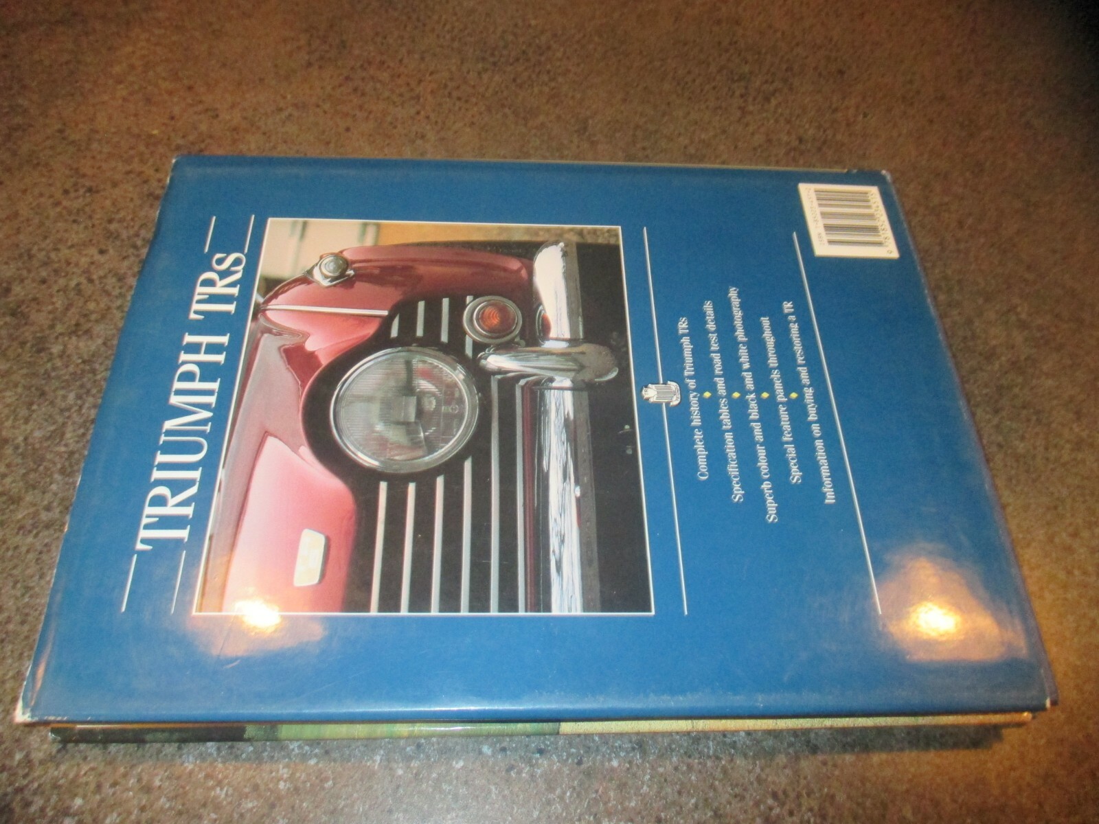 Nice Used “Triumph TRs the Complete Story” by Graham Robson,Crowood Press 1st Ed