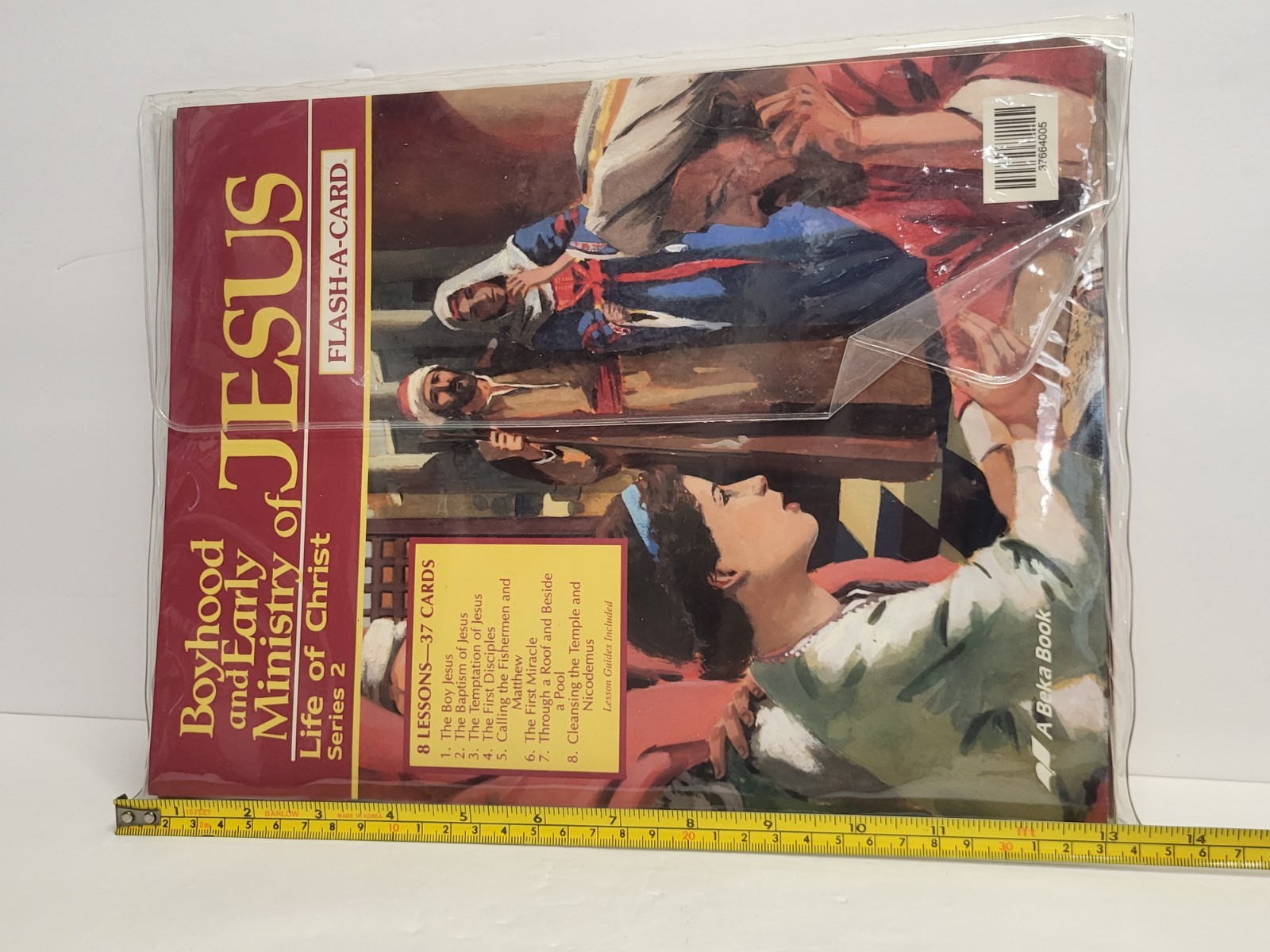 A Beka Book Ministry JESUS Life of Christ Series 2 LARGE Flash Cards Bible VBS
